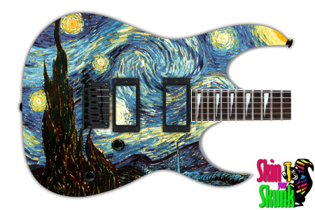 Guitar Skin Ancient Night 