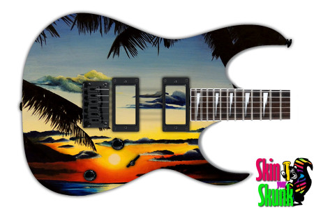  Guitar Skin Pp Sunset 