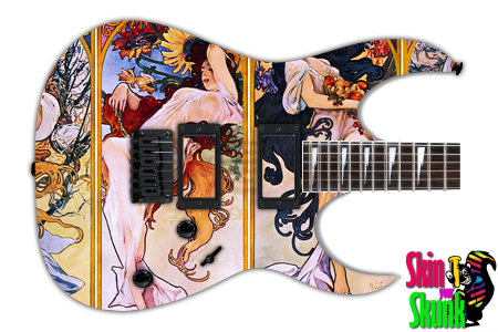  Guitar Skin Awesome Seasons 