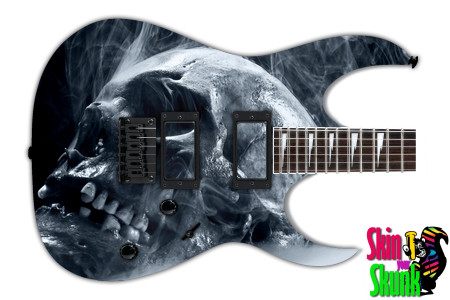  Guitar Skin Creep Factor Skull Smoke 