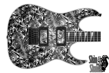  Guitar Skin Industrial Etch 