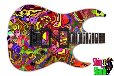  Guitar Skin Trippy Show 