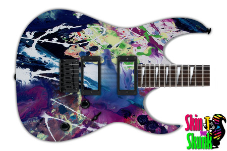  Guitar Skin Paint1 Blue 
