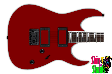  Guitar Skin Paintjob Dark Red 