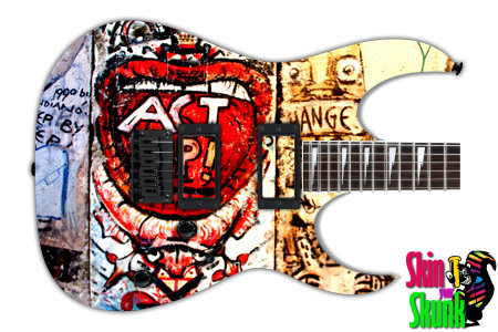  Guitar Skin Rockstar Pistols Wall 